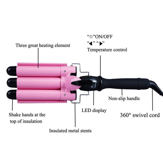 Curling iron hairdressing tool